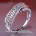 Fashion Diamond Engagement Wholesale Price latest silver rings design for women sapphire